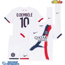 Paris Saint-Germain Ousmane Dembele #10 Replica Away Minikit 2025-26 Short Sleeve (+ pants)